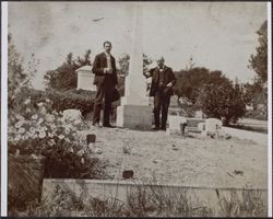 Colton-Haskins cemetery plot, 430 Magnolia Avenue, Petaluma, California, between 1890 and 1900