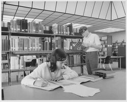 Patrons using the library at the Northwest Branch