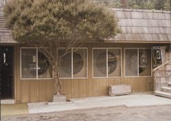 Exterior of Salt Point Lodge on the Sonoma County coast, 1985