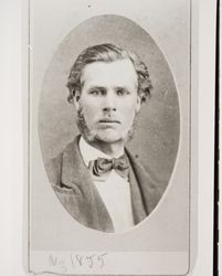 Unidentified young man, Petaluma, California, about 1885