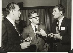 Sports figures at the Red Coat banquet for the benefit of charities, Santa Rosa, California, 1960s