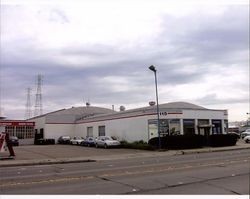 Auto World Building at 115 Petaluma Blvd. South and portion of former Heyward & Young Flying A Service Station, Petaluma, California, Sept. 25, 2001