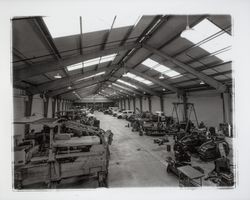 Repair shop at Stevenson Equipment Co., Santa Rosa, California, 1964