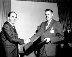 City of Santa Rosa Awards of merit being given to individuals, Santa Rosa, California, 1966