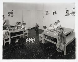 Hiawatha Room for Tots at the Holiday Bowl, Santa Rosa, California, 1959