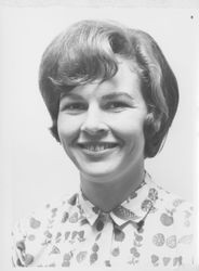 Portrait of Janet Murch Talamantes, Petaluma, California, about 1963