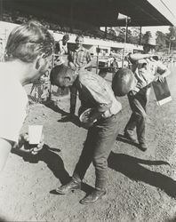 Watermelon fight at the Sonoma County Fair, Santa Rosa, California