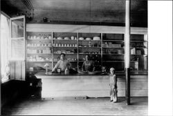 Interior of Gonnella general store in the Taylor Building