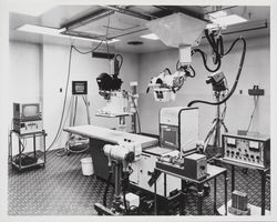 Room with x-ray equipment