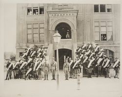 Company C in front of City Hall, Petaluma