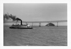View of the Richmond San Rafael Ferry "Klamath.", Richmond, California, about 1956