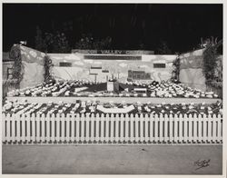 Rincon Valley Grange exhibit at the Sonoma County Fair, Santa Rosa, California, 1950