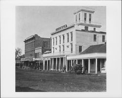 Kessing Hotel and Grand Hotel, Santa Rosa, California, 1876