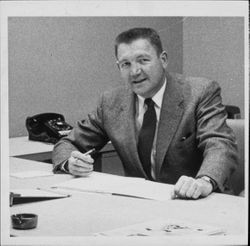 Hillcrest Hospital (Petaluma, California) administrator Howard Johnson in 1958