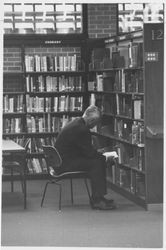 Patrons using the Main Reading Room of the library, Santa Rosa