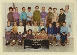 First graders at Two Rock School, Two Rock, California, 1971