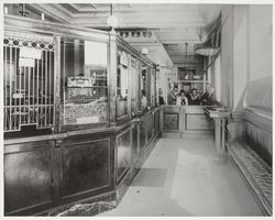 Interior of Exchange Bank