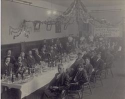 Petaluma Druid Chapter Banquet, 860 Western Avenue, Petaluma, California, between 1902 and 1924