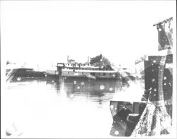 View of the paddle steamer Petaluma, Petaluma, California, 1948