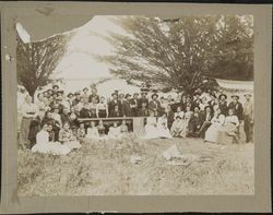 Group portrait at the G.A.R. camp