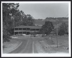 Main building of the Petaluma Vallejo Adobe, 3325 Adobe Road, Petaluma, California, about 1970