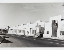 Commercial building on Third Street, Petaluma, California, about 1954