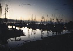 Sunset at Spud Point Marina