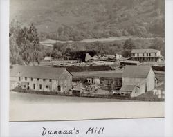 Earthquake destruction at Duncans Mills, California, April 18, 1906