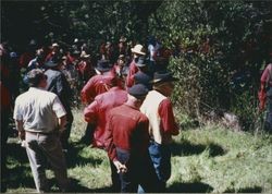 E Clampus Vitus group at the Olema Lime Kilns, Olema, California, June 1988