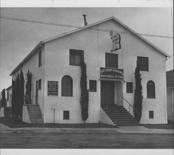 View of the Full Gospel Assembly Church, Petaluma, California, about 1965