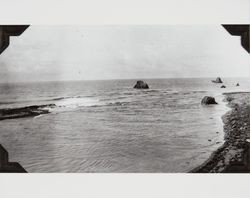 Mouth and estuary of the Russian River, about 1930