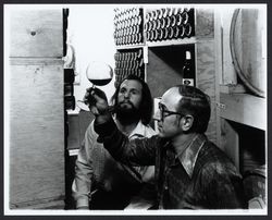 Gino Zepponi and Steven Serafini at Il Desinare, Sonoma, California, 1976