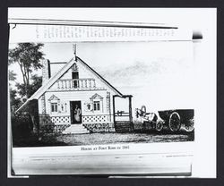 House at Fort Ross in 1841