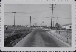 Intersection of Scenic Avenue and Langner Avenue, Santa Rosa, California, January 26, 1958