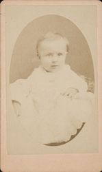 Clarke family infant, Petaluma, California, about 1890