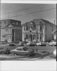 Kentucky Street at intersection with Mary, Petaluma, California, 1960