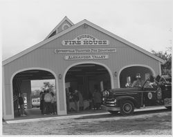 Andrews Fire House dedication, Geyserville Volunteer Fire Department, 6571 Highway 128 near Jimtown, California, October 21, 1967