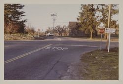 Intersection of Guerneville and Vine Hill Roads, Graton, California, 1950s
