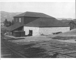 Exterior View of the Sunsweet Prune Packing Plant, Geyserville, California, about 1910