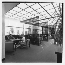 Lobby of the Bank of Sonoma County, Sebastopol, California, 1971