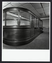 Exchange Bank teller cage from 1890, Santa Rosa, California, 1980