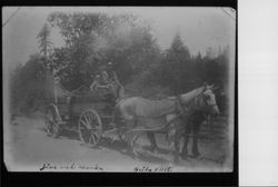 Jim and Marion hauling lumber