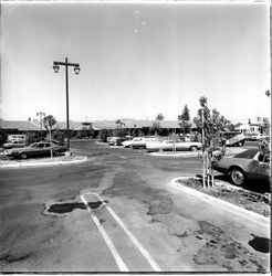 Parking area at Sonoma Marketplace, Sonoma, California, 1980