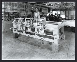 Interior of Kwalheim Machinery Co., Petaluma, California, 1960