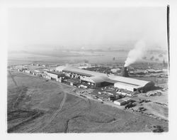 Aerial view of Speedspace, Windsor, California, 1964