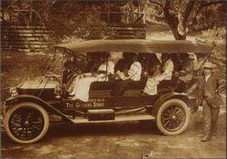 Bruce's Auto and The Geysers Stage, Geyserville, California, 1909