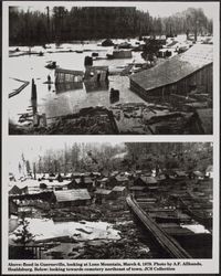 Guerneville Flood of 1879, Main Street, Guerneville, California