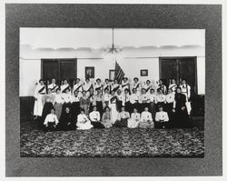 Group portrait of an unidentified women's organization