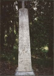 Tombstone of Mery Elizabeth Starke, Francis Starke amd Fred J. Starke, Cypress Hill Cemetery, Petaluma, California, 1990