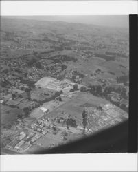 Aerial views of St. Vincent's High School, Petaluma, California, 1961